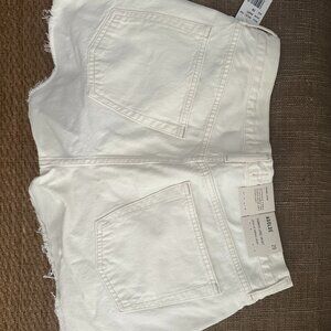 NWT Agolde White Jean Shorts Sz. 29